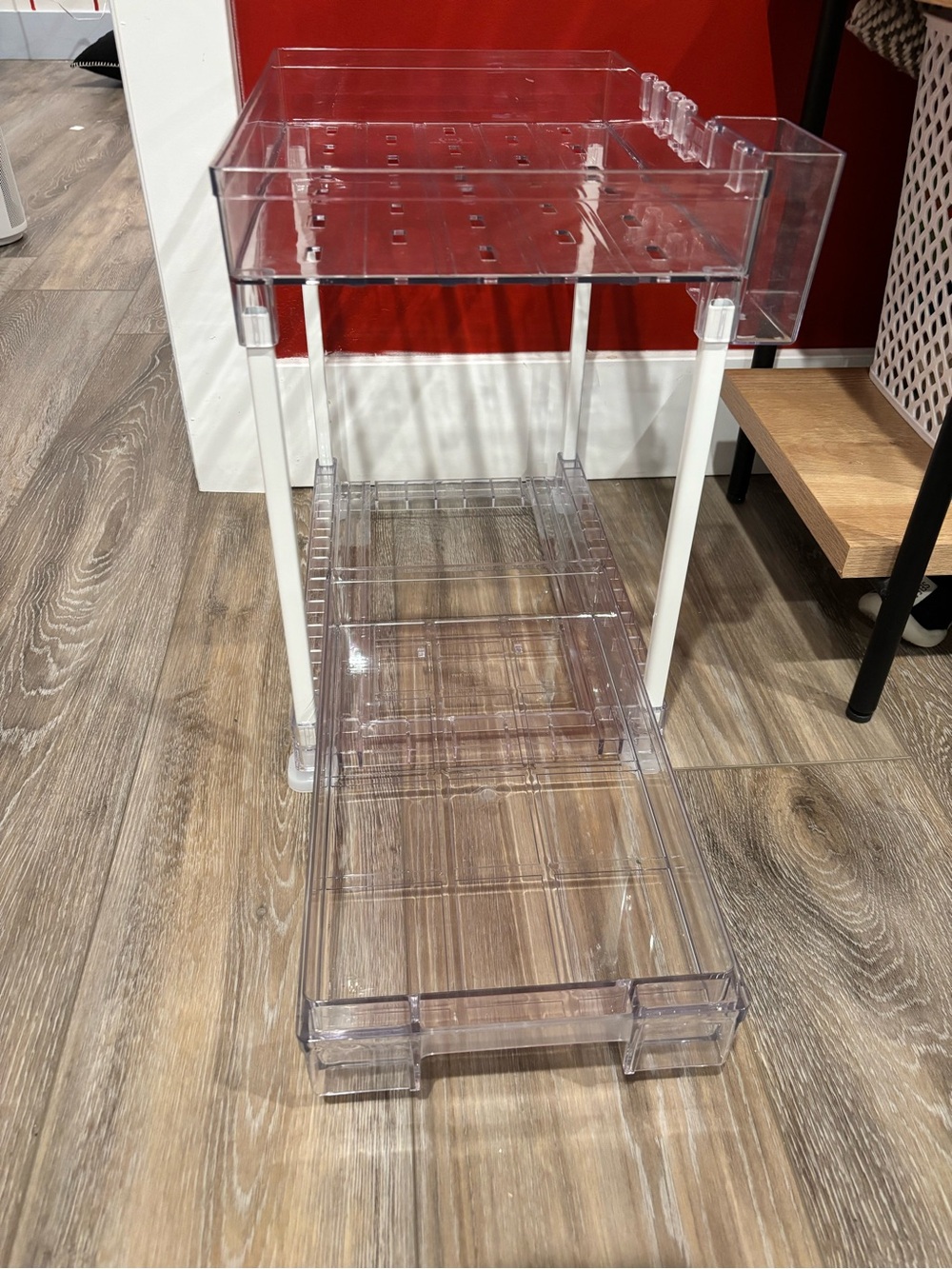“The Home Edit” Rolling Utility Cart - White Frame